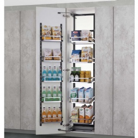 Soft Close Tandem Pantry Pullout-Wooden