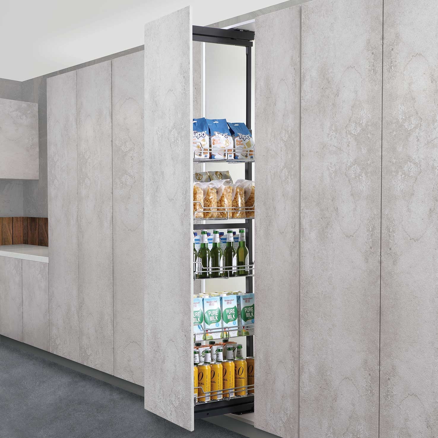 Soft Close Larder Pullout