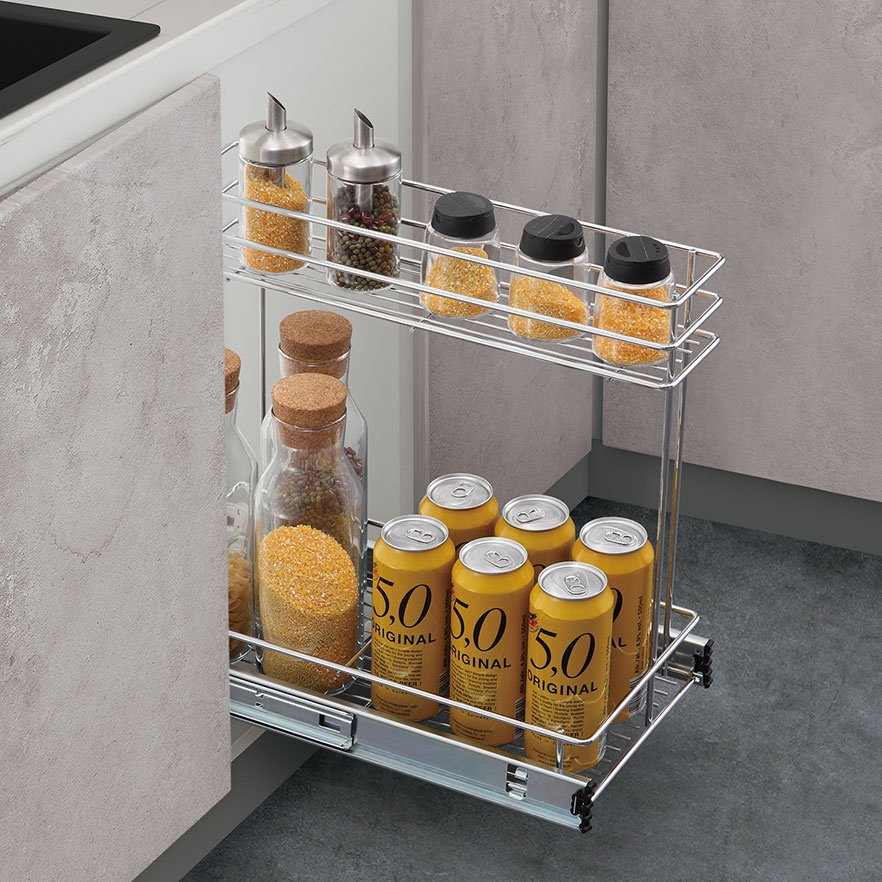 Soft Close Under Sink Pullout Basket