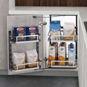 Soft Close Tandem Pantry Base Cabinet-Wooden